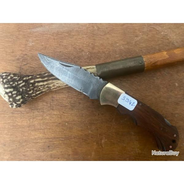 COUTEAU DE CHASSE   LAME DAMAS DAMAS    (2026   )  6