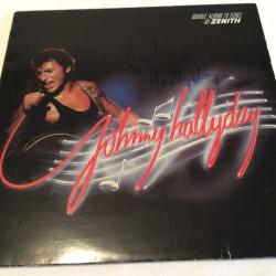 Disque vinyles Johnny Hallyday D&Eacute;DICAC&Eacute;