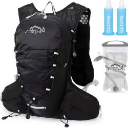 Sac &agrave; Dos Hydratation 5L Sac &agrave; eau de 1,5 L Cyclisme Alpinisme Plein Air Randonn&eacute;e Noir