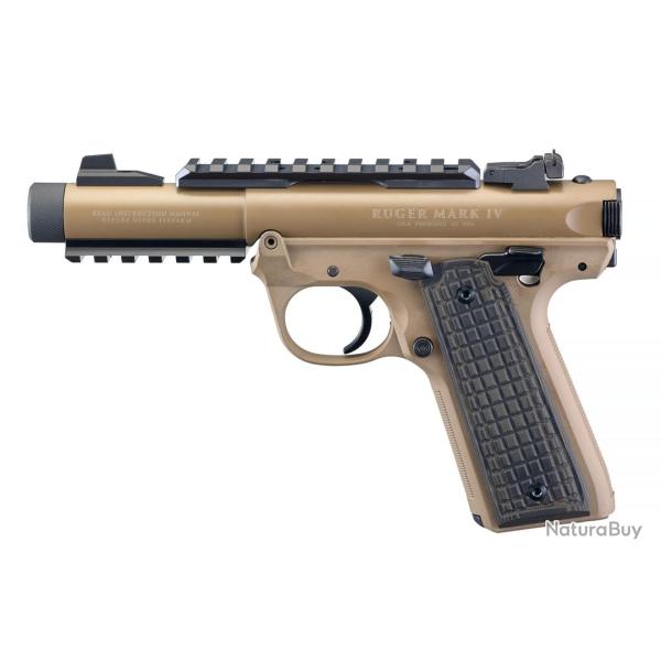 VENTE FLASH RUGER MARK IV LITE TACTICAL BROWN