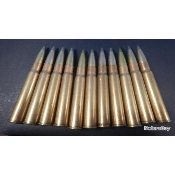 B111 - Lot de 11 cartouches 8 X 57S - SXT  M+FA