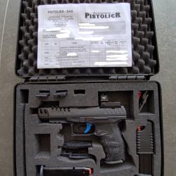 Walther Q5 Match 9x19 + point rouge Mecanik m02