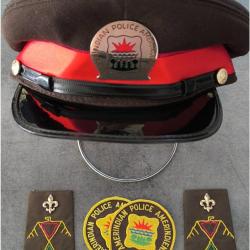 Casquette de '' POLICE AM&Eacute;RINDIENNE DE QU&Eacute;BEC ''
