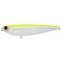 POISSON NAGEUR ADAM'S PENCIL BASS HUNTER 100FB WHITE YEL BACK SKYLIT
