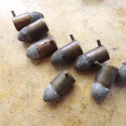 12mm 12 marquage GJ  FENDUES syst&egrave;me &agrave; broche type Lefaucheux PN neutralis&eacute;e par les ann&eacute;es