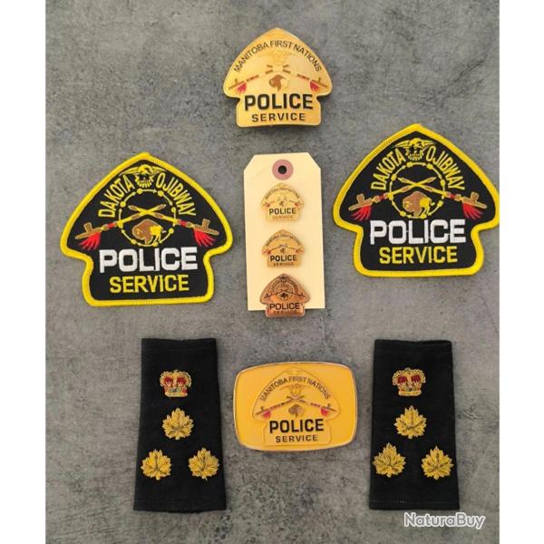 Lot ''POLICE TRIBAL MANITOBA CANADA ''