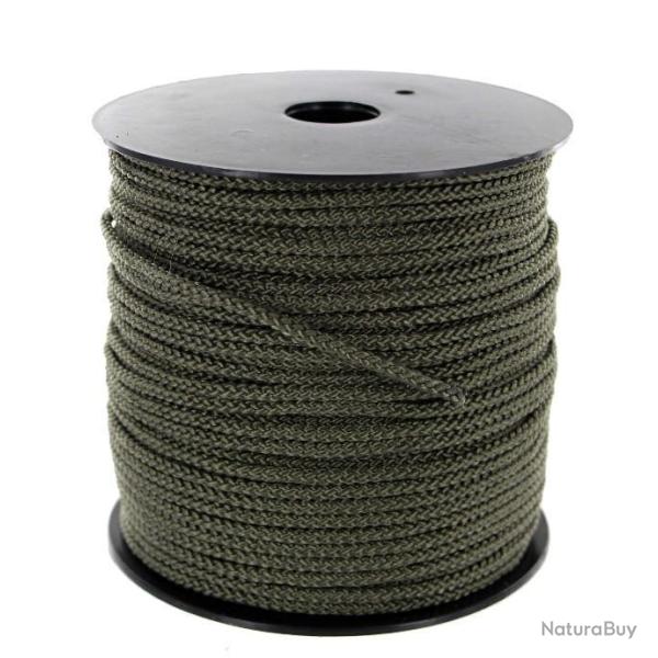 CORDEAU IMPUTRESCIBLE TRESSE VERT - DIAM 4 MM - 100 M
