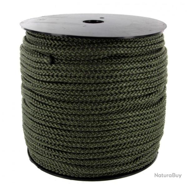 CORDEAU IMPUTRESCIBLE TRESSE VERT - DIAM 6 MM - 100 M