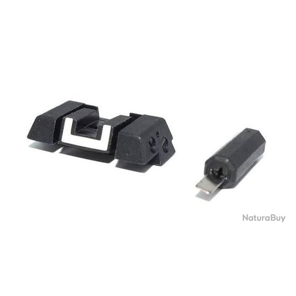 OP ACC - HAUSSE AJUSTABLE POLYMERE GLOCK GEN 3-4-5-6 + TOURNEVIS