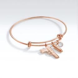 OP ACC - BRACELET FEMME COULEUR OR ROSE