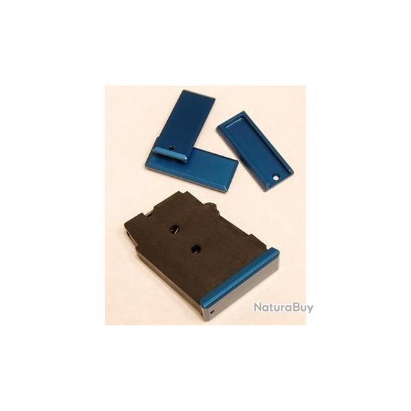 OP ACC - FOND DE CHARGEUR ALUMINIUM ANODISE BLEU POUR CZ 452/455/453 22LR