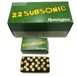 DESTO AMMO - BOITE DE 500 CARTOUCHES REMINGTON SUBSONIC RN 38Gr
