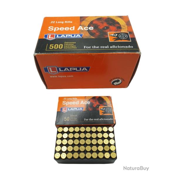 DESTO AMMO - LOT DE 450 MUNITIONS LAPUA SPEED ACE HIGH VELOCITY ROUND NOSE