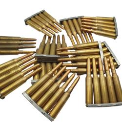 DESTO AMMO - LOT DE 54 MUNITIONS SURPLUS MILITAIRE 6.5x55SE AVEC CLIP