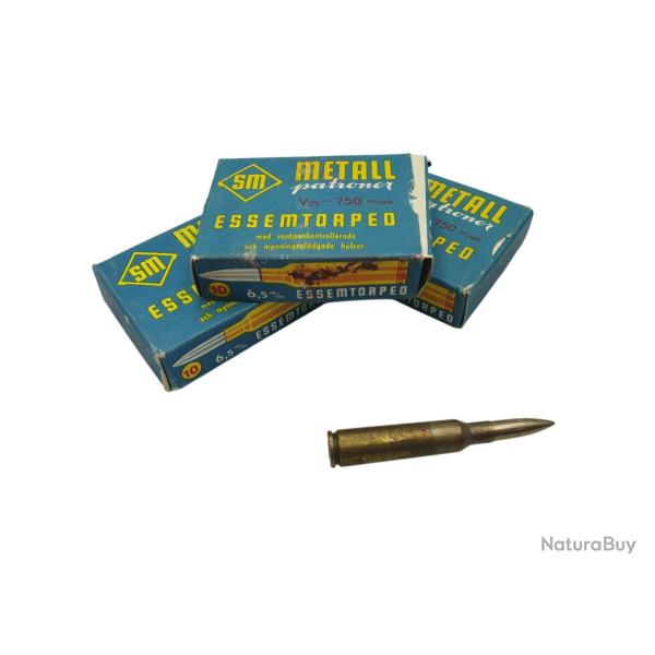 DESTO AMMO - LOT DE 30 CARTOUCHES SM CAL.6.5X55SE OGIVE SPITZER