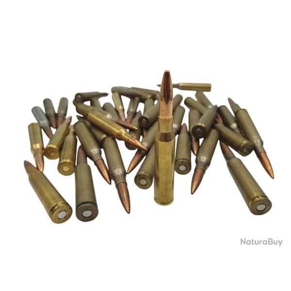 DESTO AMMO - LOT DE 35 CARTOUCHES NORMA - LAPUA - SELLIER CAL.6.5x55SE