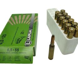 DESTO AMMO - BOITE DE 13 MUNITIONS LAPUA CAL.6.5X55SE SOFT POINT 155Grs