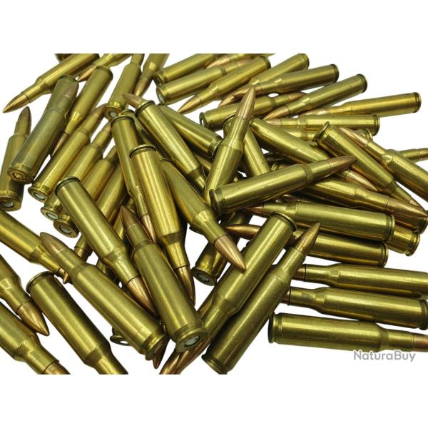 DESTO AMMO - LOT DE 71 MUNITIONS EN VRAC SAKO-NORMA CAL.222REM