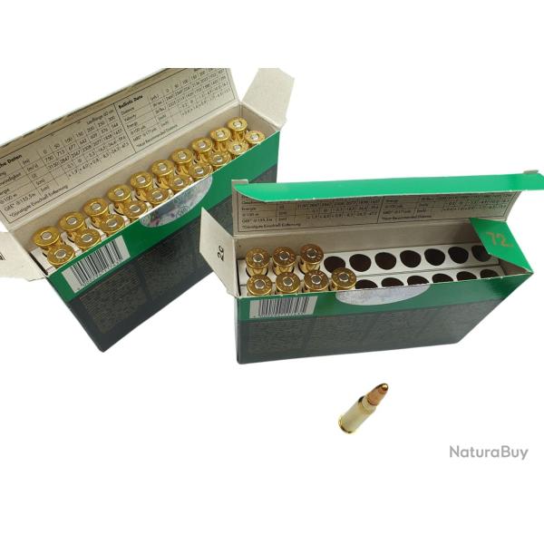 DESTO AMMO - LOT DE 28 MUNITIONS RWS CAL.7x57R H-MANTEL 173Grs