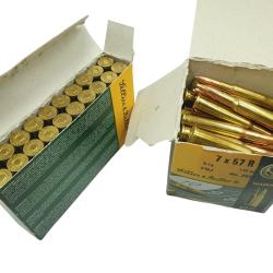 DESTO AMMO - LOT DE 64 MUNITIONS SELLIER BELLOT CAL.7x57R FMJ 140Grs