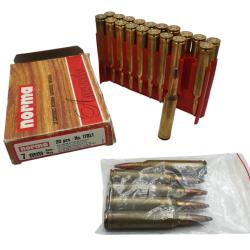 DESTO AMMO - LOT DE 25 MUNITIONS NORMA CAL.7RM TEILMANTEL 150Grs