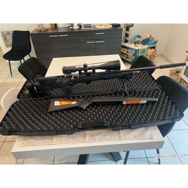 Carabine Tikka T1x 22lr en parfait �tat - Pack complet pr�t � tirer