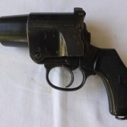 Peu courant  lance-fus&eacute;es anglais Premi&egrave;re Guerre mondiale Webley & Scott N&deg;2 Mark I dat&eacute; de 1918