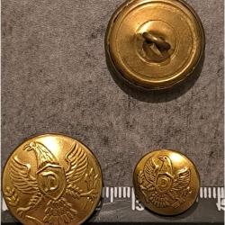 Boutons '' US CAVALRY'' western