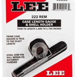 LEE calibre 222 REM Case Length Gauge & Shell Holder 90113