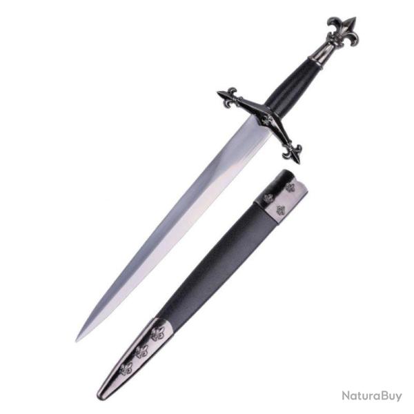 DAGUE DECO MEDIEVAL FLEUR DE LYS