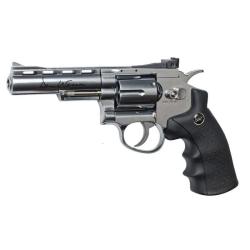 REVOLVER ASG DAN WESSON 4" Silver 6mm CO2