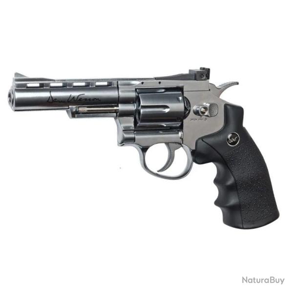 REVOLVER ASG DAN WESSON 4" Silver 6mm CO2