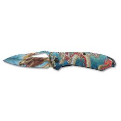 COUTEAU PLIANT 3D DRAGON LAME 8.1CM