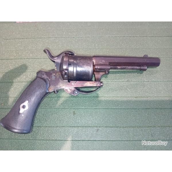 Revolver belge type lefaucheux 7mm