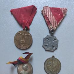 M&eacute;daille Prusse, Autriche ww1/1890/1887