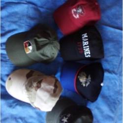 LOT CASQUETTES US