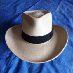 Chapeau paille style COLONEL TRAVIS ''ALAMO''