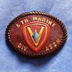 Boucle cuir USMC