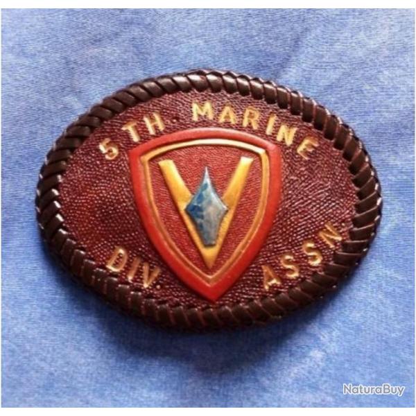 Boucle cuir USMC