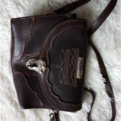 Sac a main western '' GIL HOLSTER''