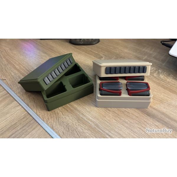 Bo�tier de rangement 4 chargeurs Winchester Xpert 22LR. Chargeurs non inclus