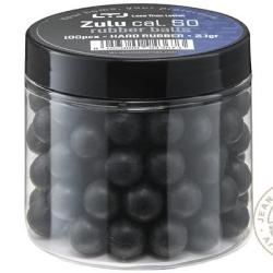 Less Than Lethal - Billes caoutchouc Zulu - calibre .50 x 100