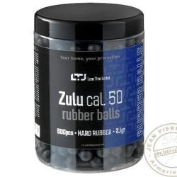 Less Than Lethal - Billes caoutchouc Zulu - calibre .50 x 500