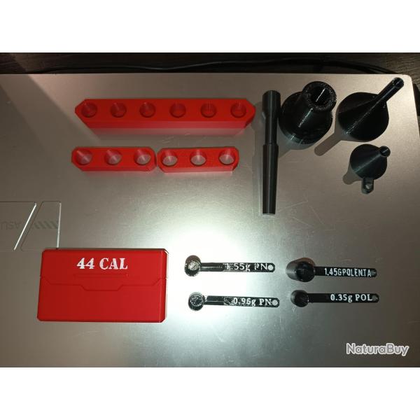 Kit de rechargement poudre noir calibre 44
