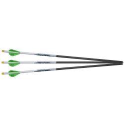 3 Fl&egrave;ches Proflight Carbone Lumineuses pour arbal&egrave;tes Excalibur 18 pouces