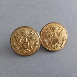 Boutons d'uniforme am&eacute;ricain