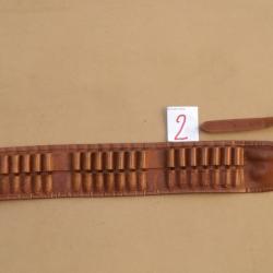 Cartouchi&egrave;re, de ceinture en CUIR VERITABLE