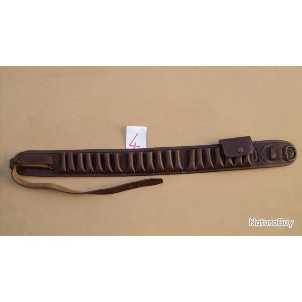 Cartouchi�re VOUZELAUD, neuve de ceinture en CUIR VERITABLE pour cartouches lisses