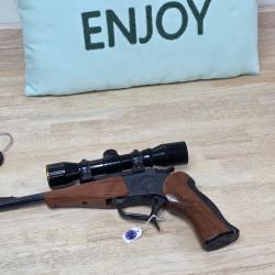 *Contender me voil&agrave; ! Occasion pistolet Thompson Center - 22lr - lunette 2.5x32 + montage - J1284