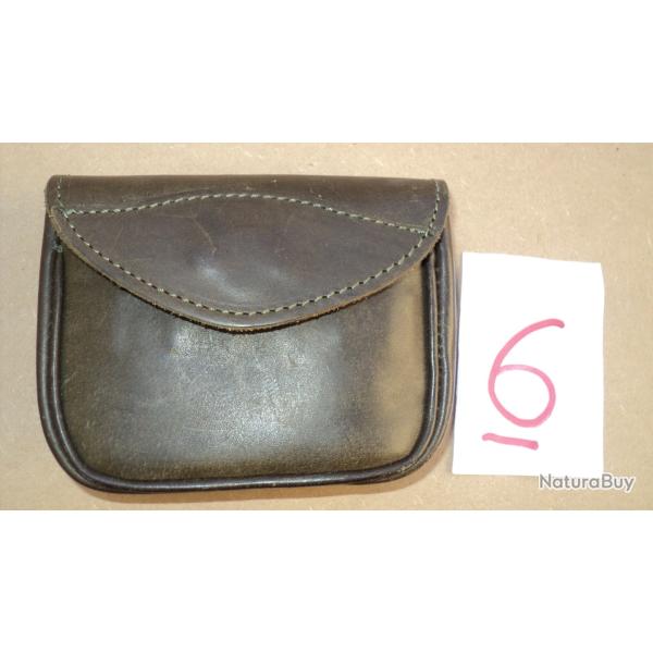Petite cartouchi�re de ceinture, en cuir v�ritable pour balles ray�es